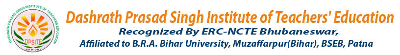 Logo of Dashrath Prasad Singh Institute of Teachers' Education Training, Research & Community Development